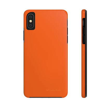 "Orange Burst" -Tough iPhone Cases