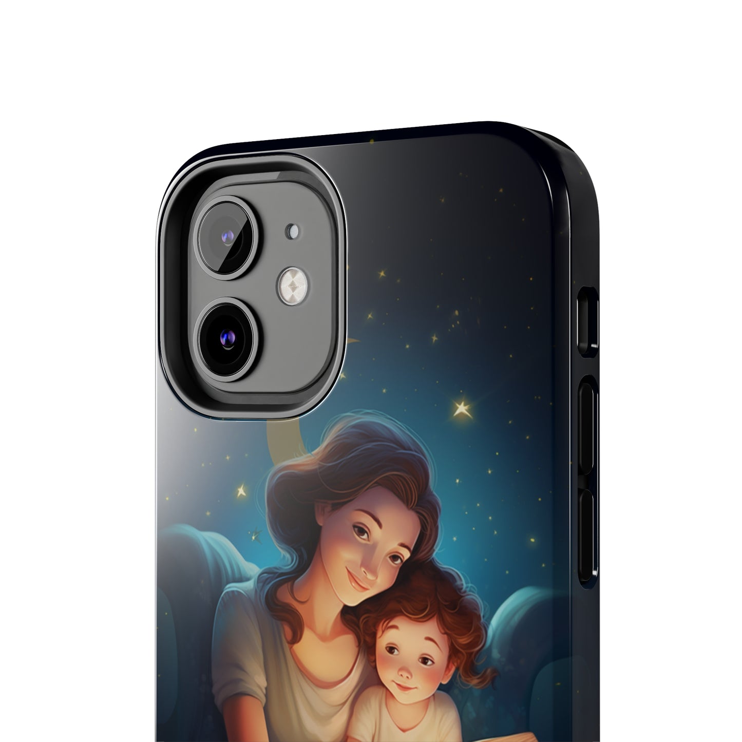 Introducing the "Bedtime Story Bliss" Cell Phone Case – Cherish Heartwarming Moments with Every Glance -Tough Phone Cases