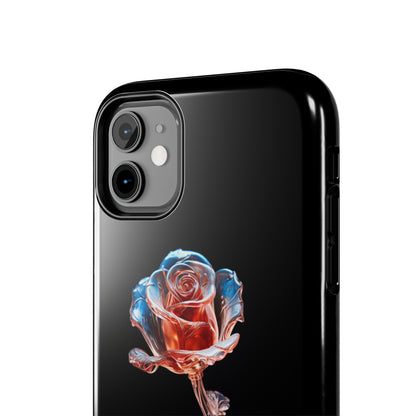 The "Glass Rose Elegance" Phone Case -Tough Phone Cases