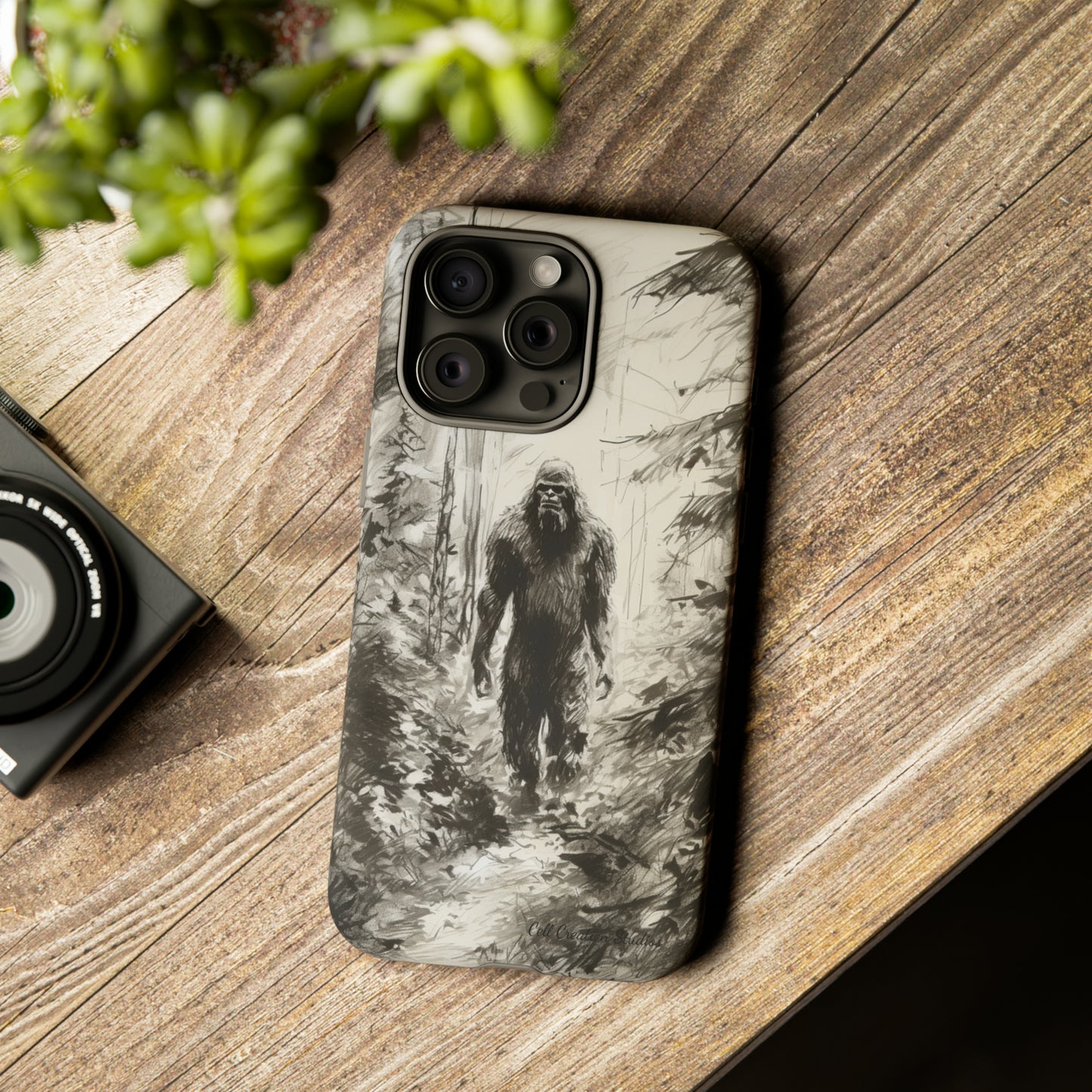 "Bigfoot in the Wilderness" Cell Phone Case – Encounter Bigfoot's Mystery -Tough Cases