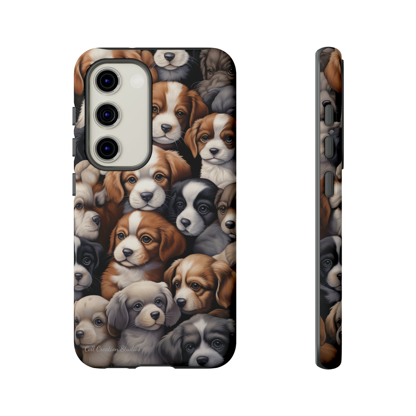 "Puppy Pile" Cuddles Phone Case -Tough Cases