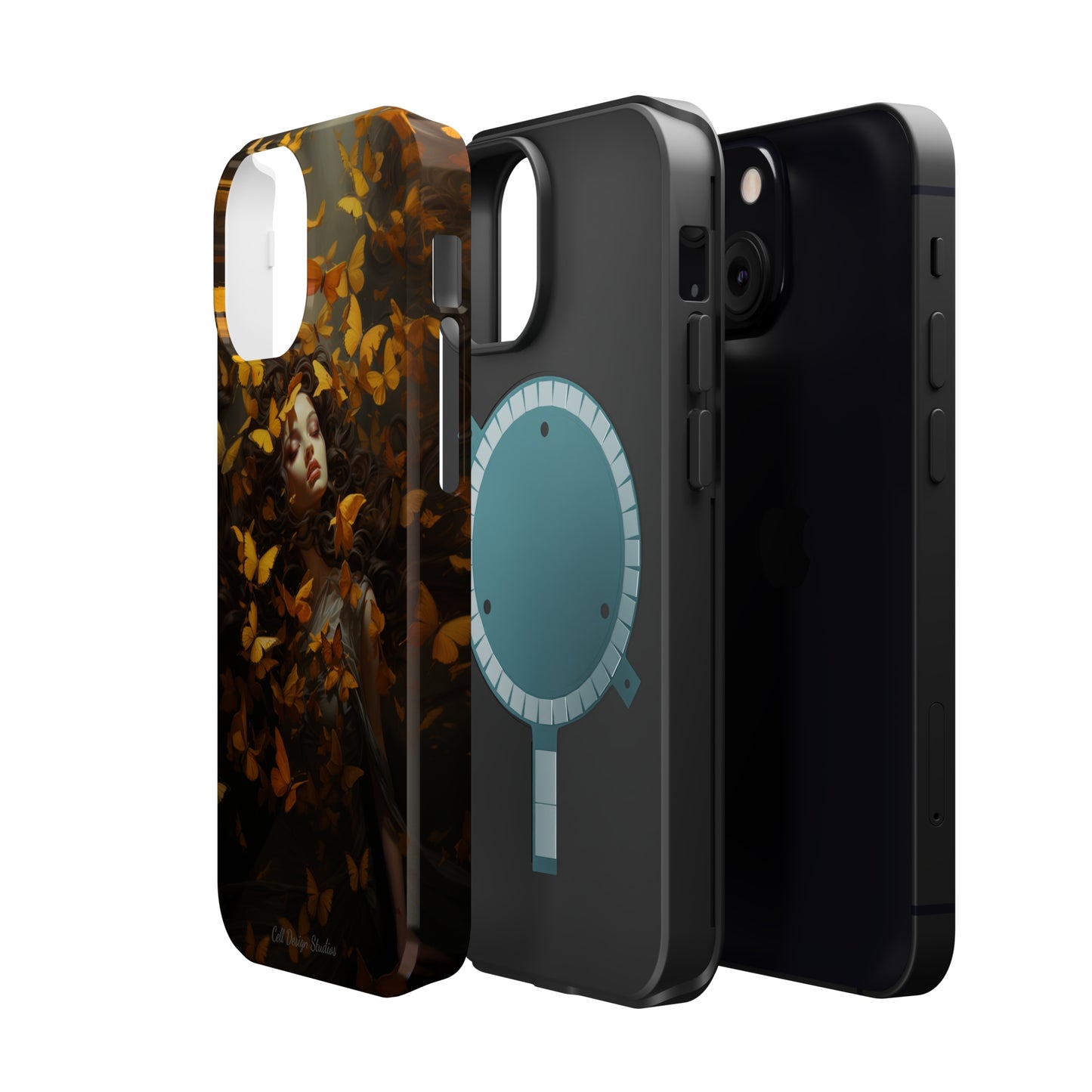 Introducing the "Butterfly Embrace" Cell Phone Case – A Fusion of Beauty and Grace -MagSafe Tough Cases