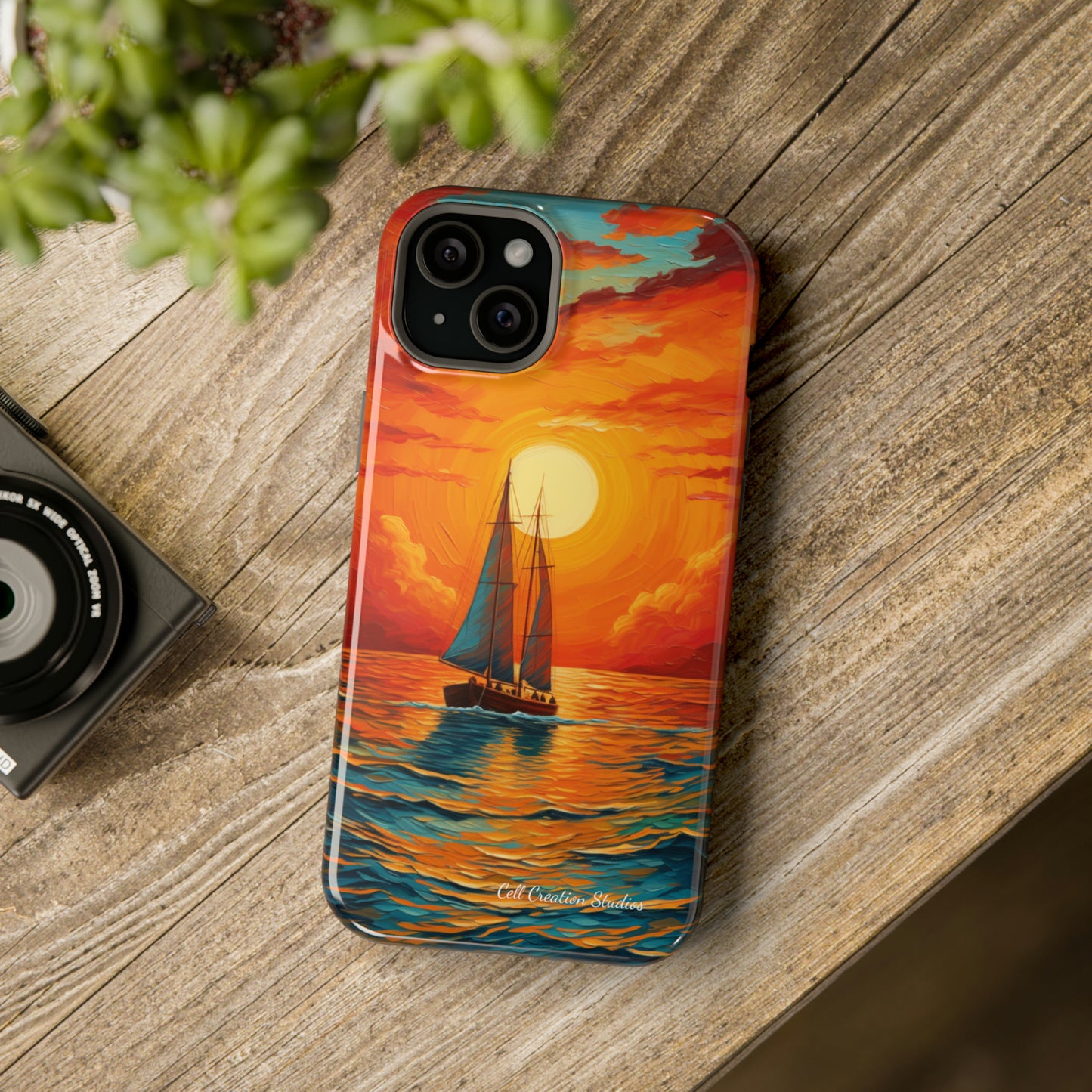 "Sailboat Sunset" - MagSafe Tough iPhone Cases