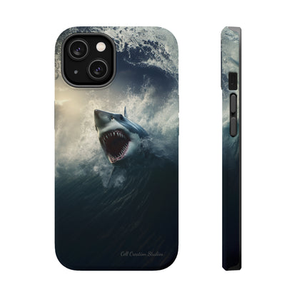 The "Ocean King Great White Shark" Phone Case -MagSafe Tough Cases