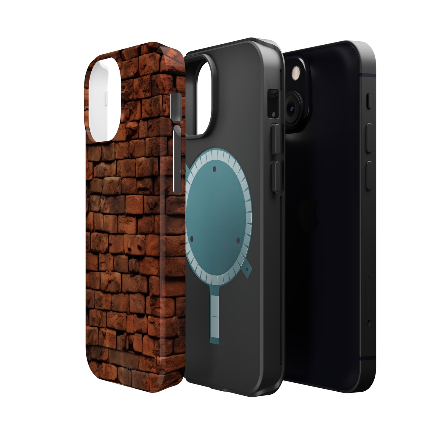 Introducing our "Urban Brick Wall" Cell Phone Case – the perfect blend of urban style and device protection -MagSafe Tough Cases