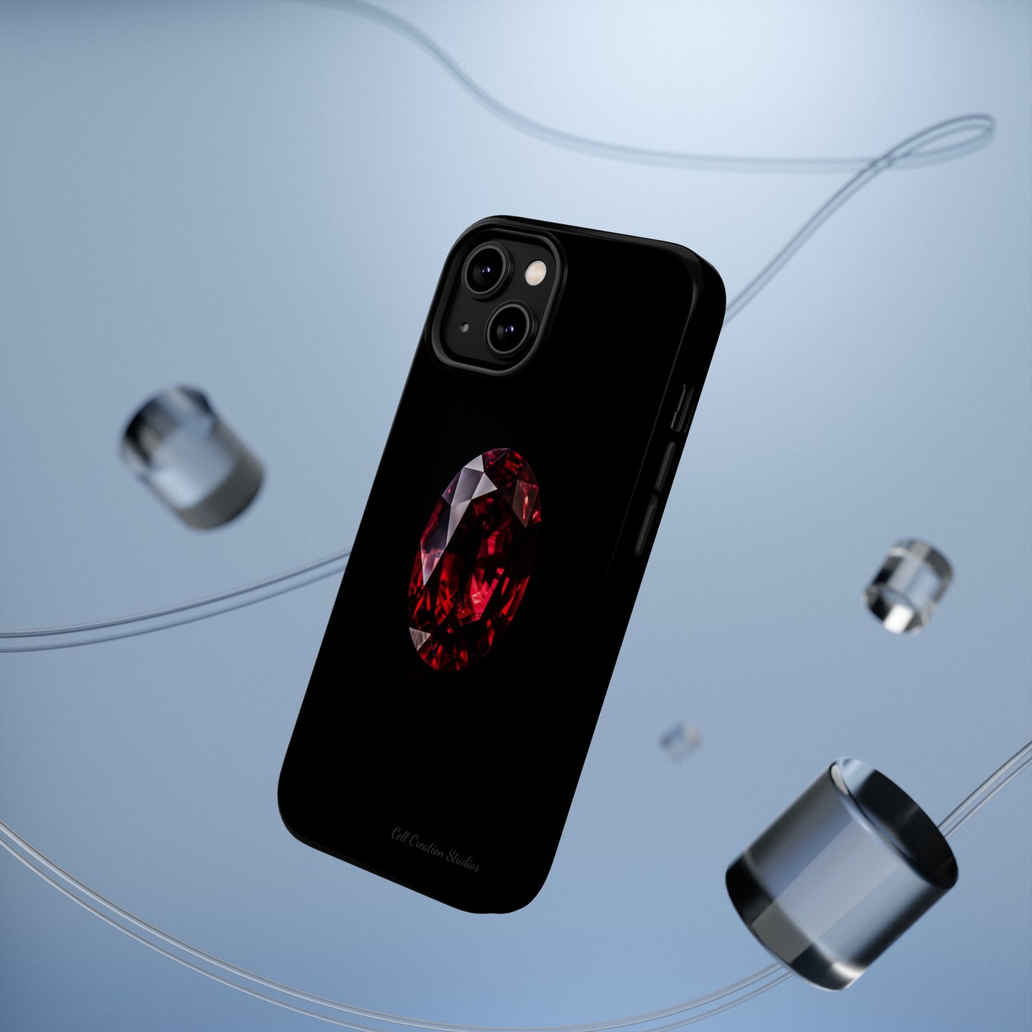 "Ruby Radiance" Phone Case -MagSafe Tough Cases