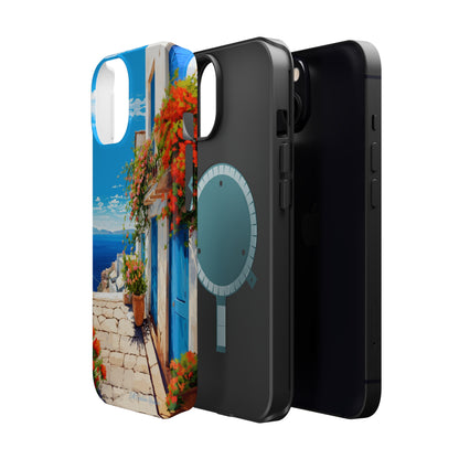 "Mediterranean Bliss Horizon" -MagSafe Tough iPhone Cases