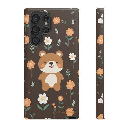 "Floral Bear Elegance" -Tough Phone Cases