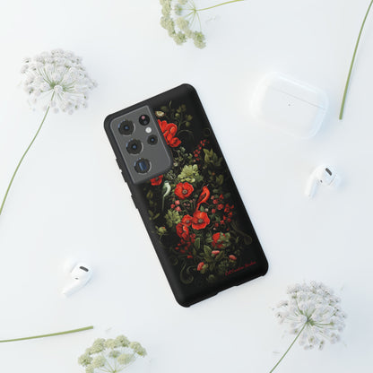 "Floral Serenade Elegance" -Tough Samsung Phone Cases