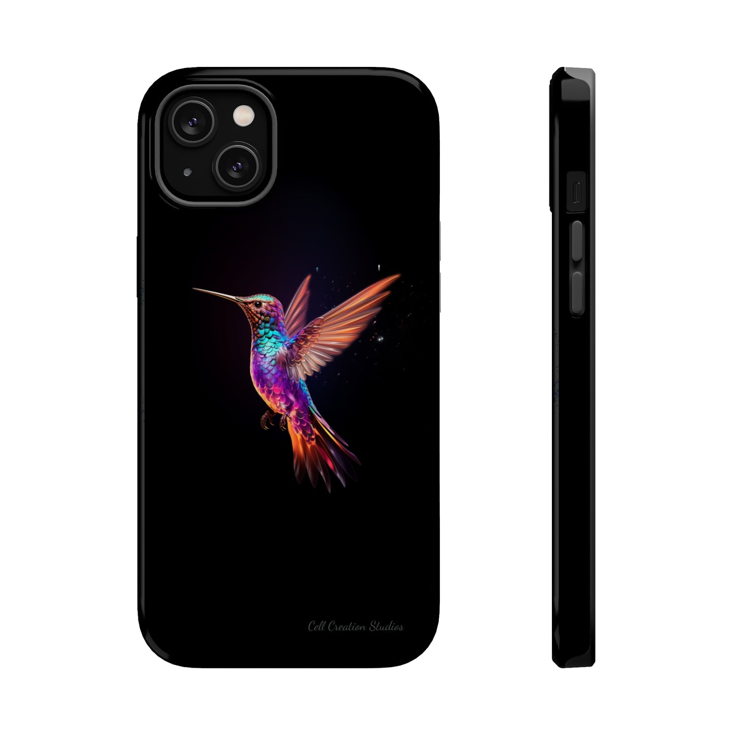 Introducing the "Enchanted Hummingbird" Cell Phone Case – Elegance Meets Nature -MagSafe Tough Cases