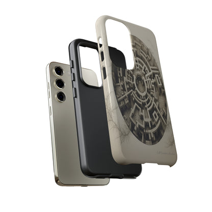 "Discover the Mystery: Maze-Inspired Cell Phone Case" -Tough Cases