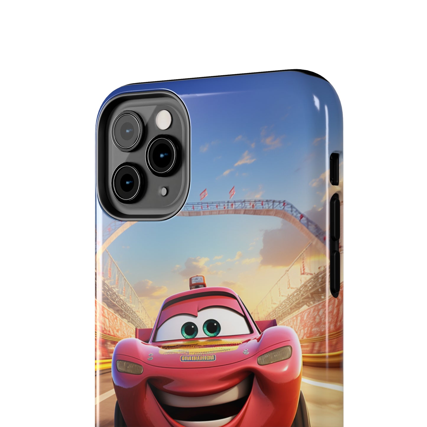 The "Smiling Red Racer" Phone Case -Tough Phone Cases