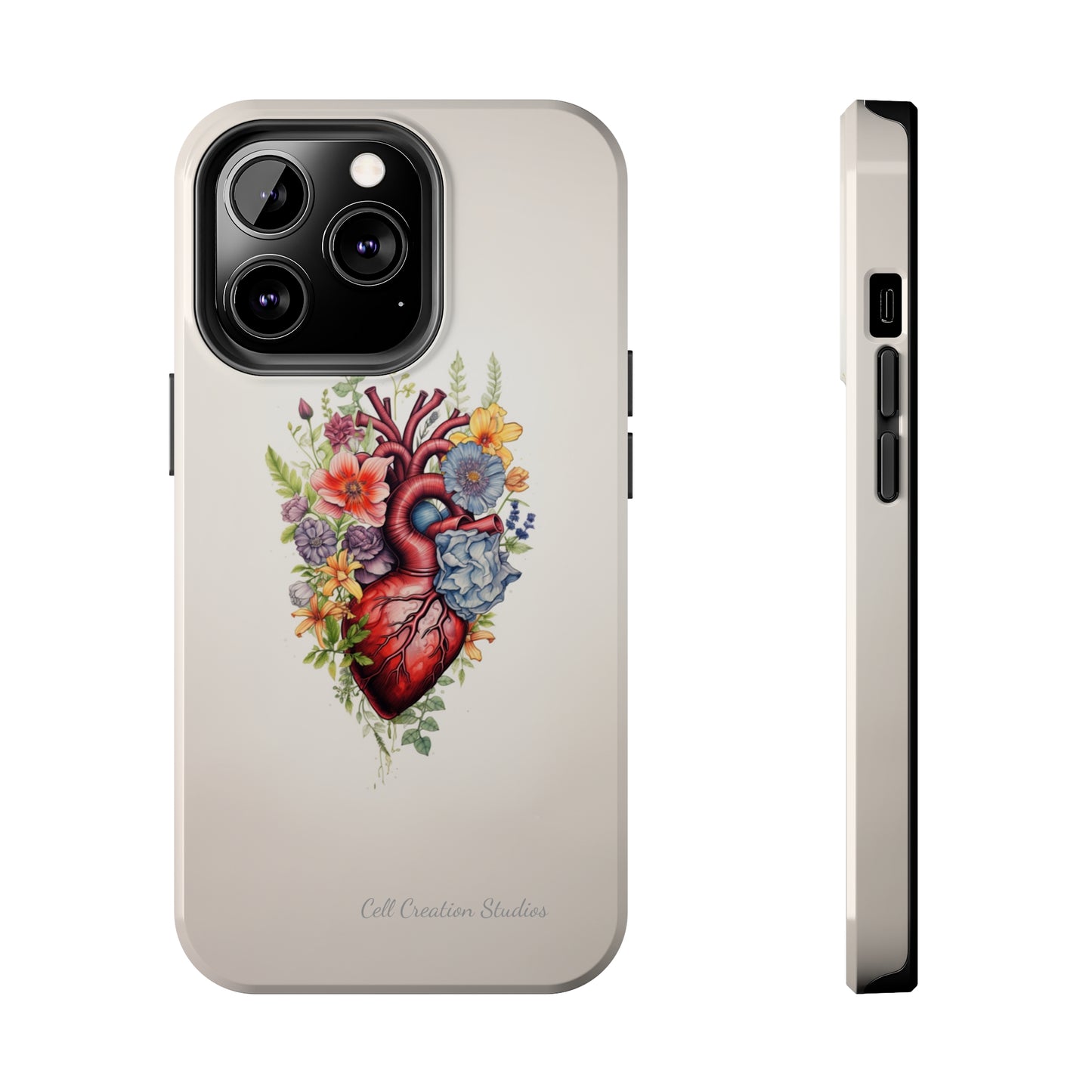 "Blooming Hearts" -Tough iPhone Cases