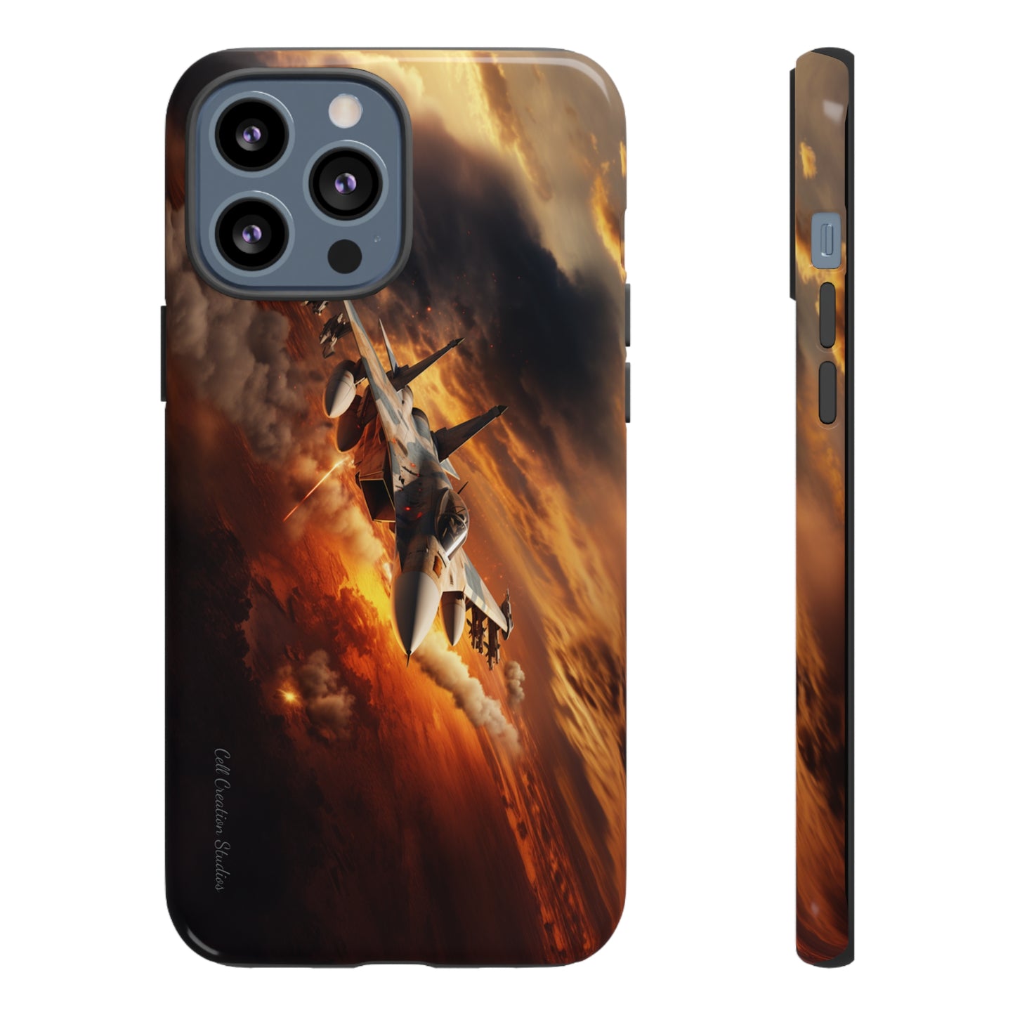 Introducing the "Sky Dominator" Fighter Jet Cell Phone Case – Unleash High-Flying Power! -Tough Cases