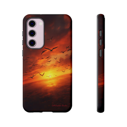 Introducing the "Sunset Soar" Cell Phone Case – Embrace Freedom and Beauty -Tough Cases