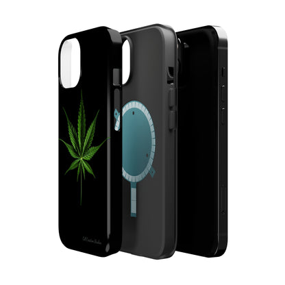 "Cannabis Chic" Marijuana Leaf Phone Case -MagSafe Tough Cases