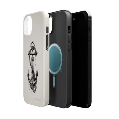 "Nautical Elegance Anchor" -MagSafe Tough iPhone Cases