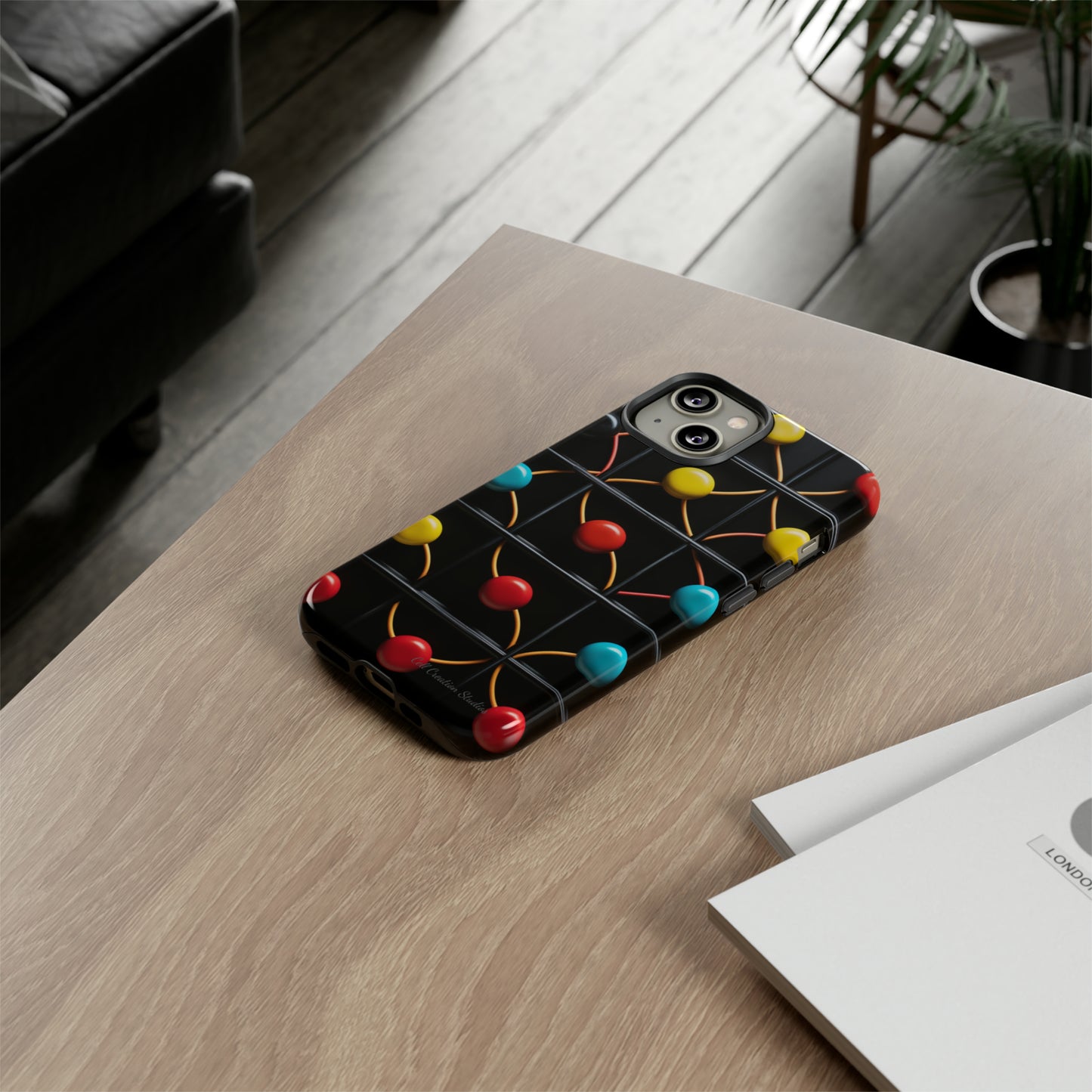 "Vibrant Spheres Fusion" -Tough Phone Cases