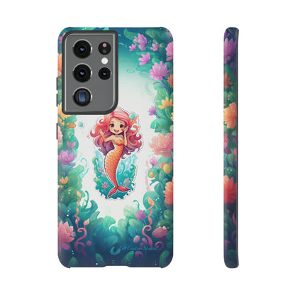 "Pink Seaflower Mermaid" -Tough Samsung Phone Cases