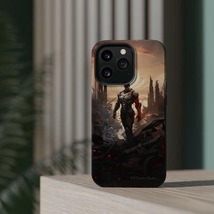 Introducing the "Cyber Guardian" Cell Phone Case – Embrace Futuristic Heroism -MagSafe Tough Cases