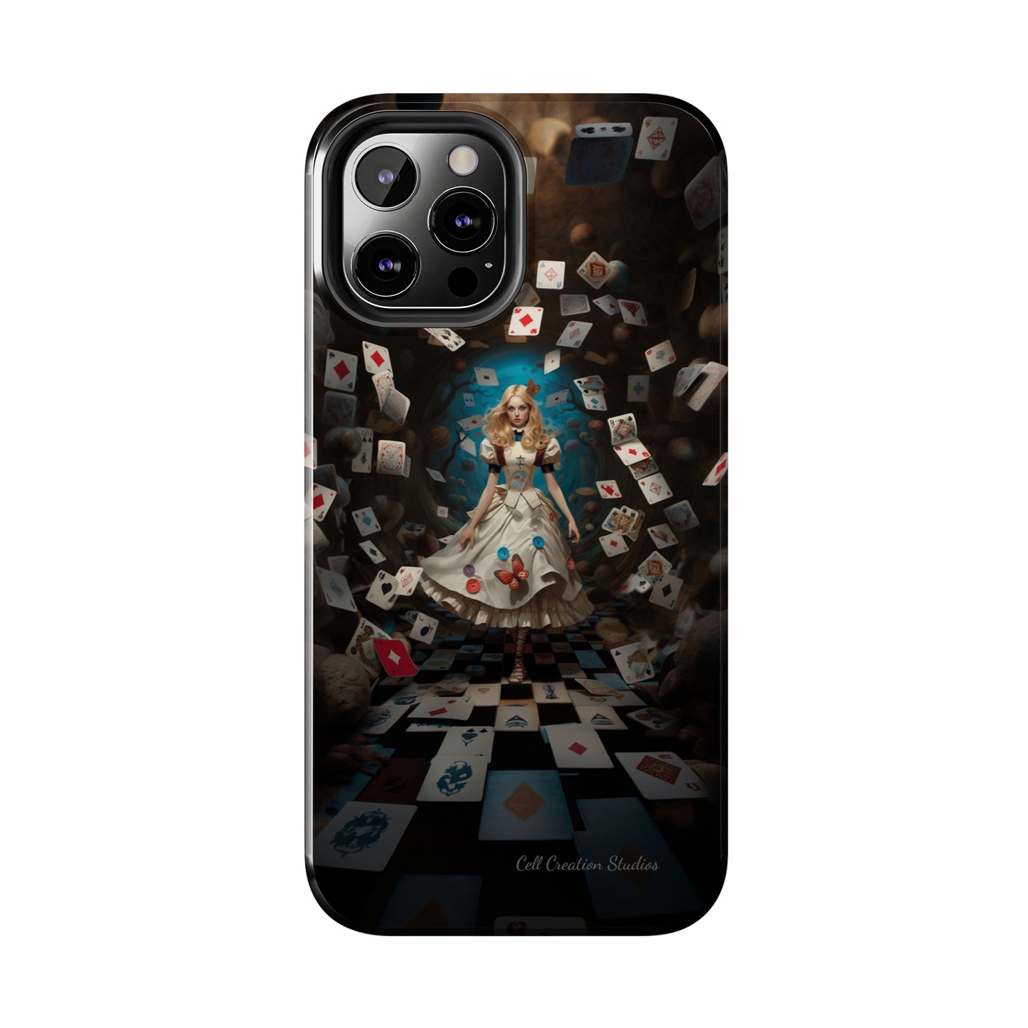 Introducing the "Alice in Wonderland" Cell Phone Case – A Journey Through Imagination -Tough Phone Cases