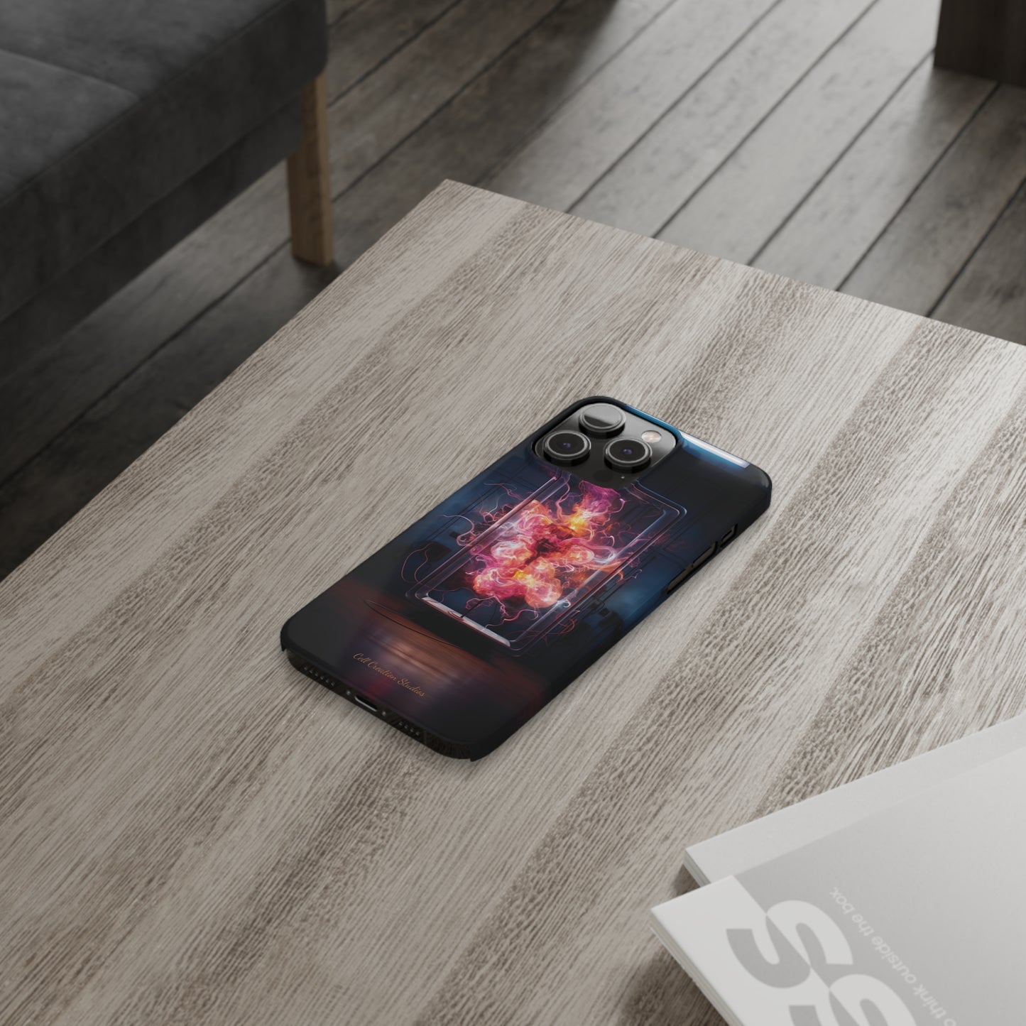 Introducing the "Ethereal Ember" Cell Phone Case – Capturing the Essence of Mystery -Slim Phone Cases