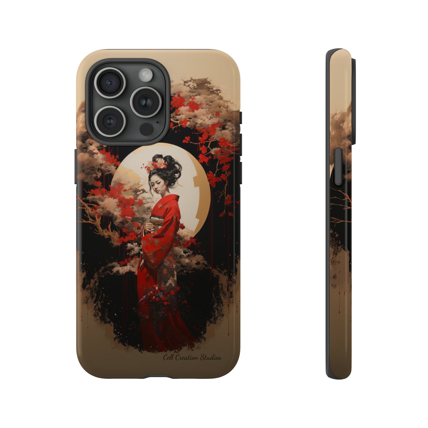 "Japanese Geisha Art" Phone Case -Tough Cases