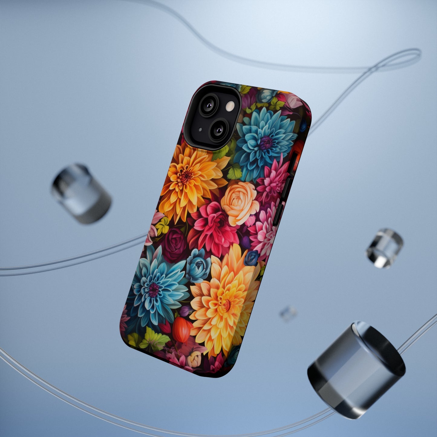 Introducing the "Floral Harmony" Cell Phone Case – Elevate Your Style with Nature's Grace -MagSafe Tough Cases