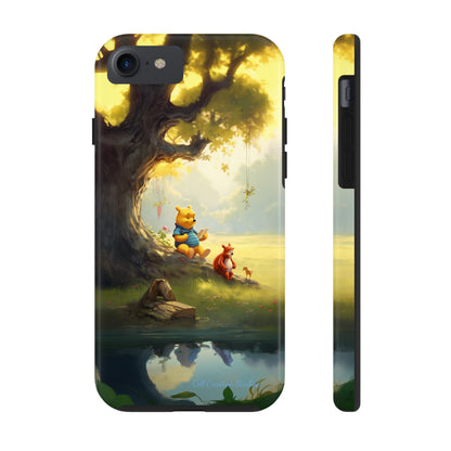 Introducing the "Winnie-The-Pooh Storytime" Cell Phone Case – A Nostalgic Journey with Friends -Tough Phone Cases