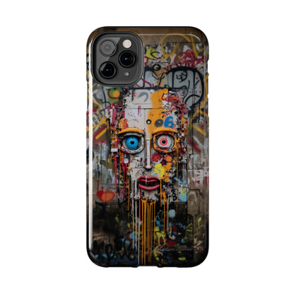 "Urban Graffiti Face" -Tough Phone Cases