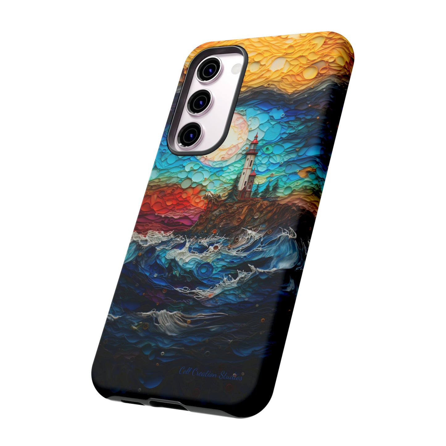 "Coastal Canvas Guardian" -Tough Samsung Phone Cases