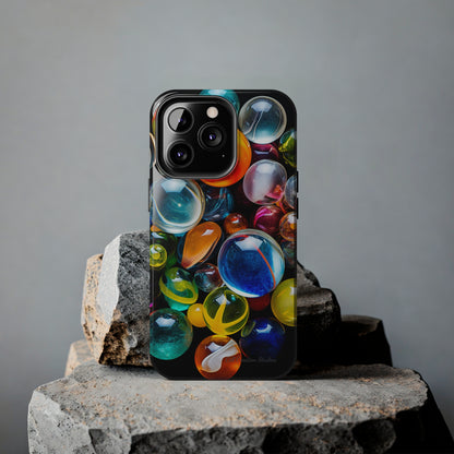 Introducing the "Vibrant Marbles Mosaic" Cell Phone Case – Carry a Kaleidoscope of Colors! -Tough Phone Cases