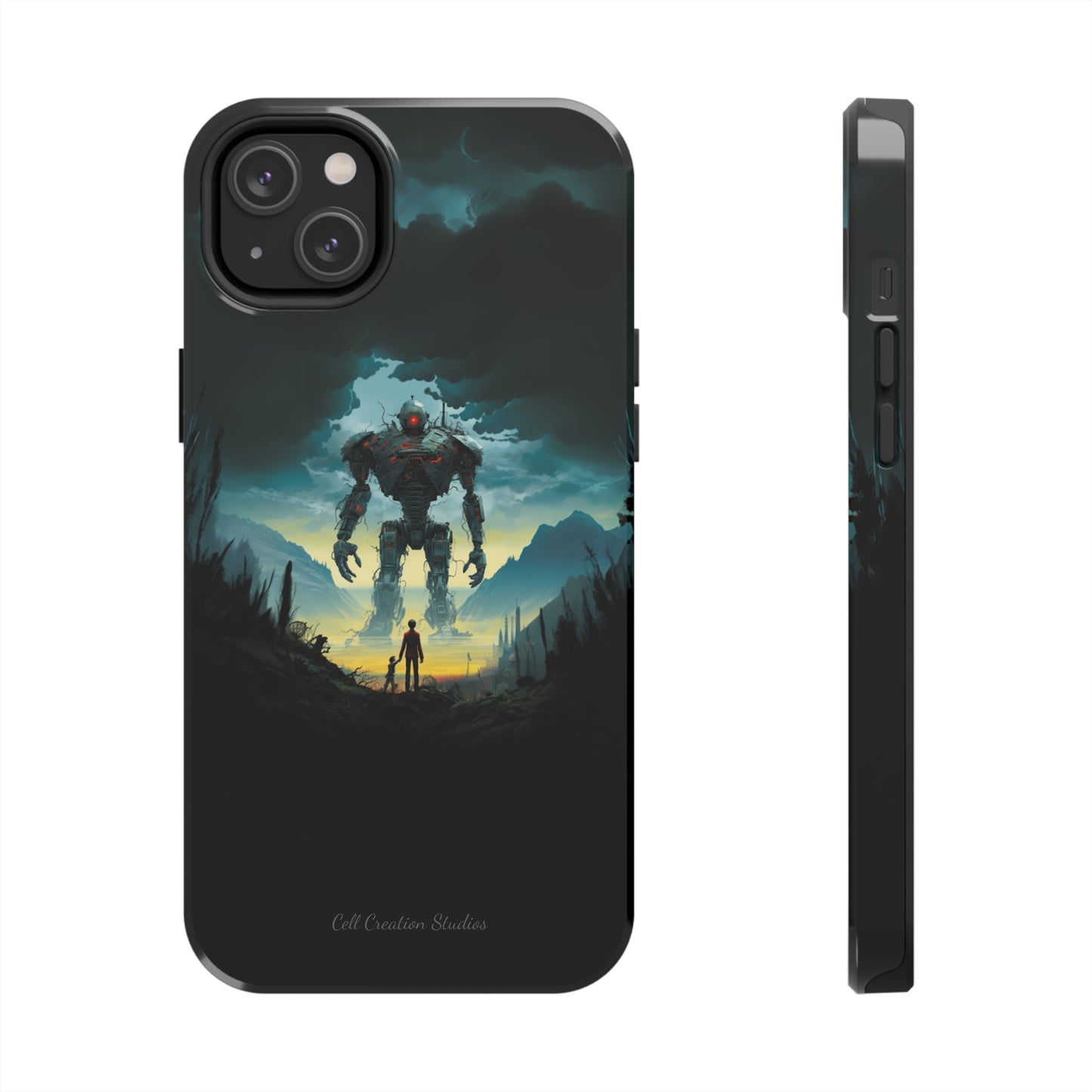 Introducing the "Rising Titan" Cell Phone Case – Witness the Astonishing Emergence of a Giant Robot! -Tough Phone Cases