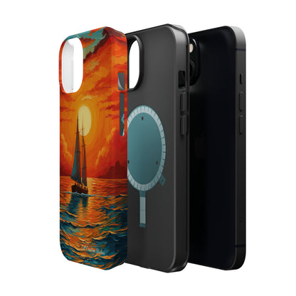 "Sailboat Sunset" - MagSafe Tough iPhone Cases