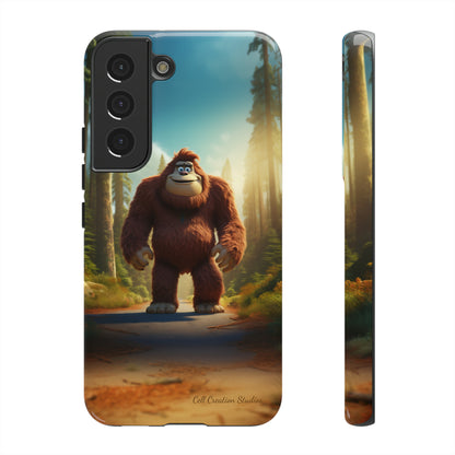 The "Trail Trekker" Bigfoot Cartoon Phone Case -Tough Cases