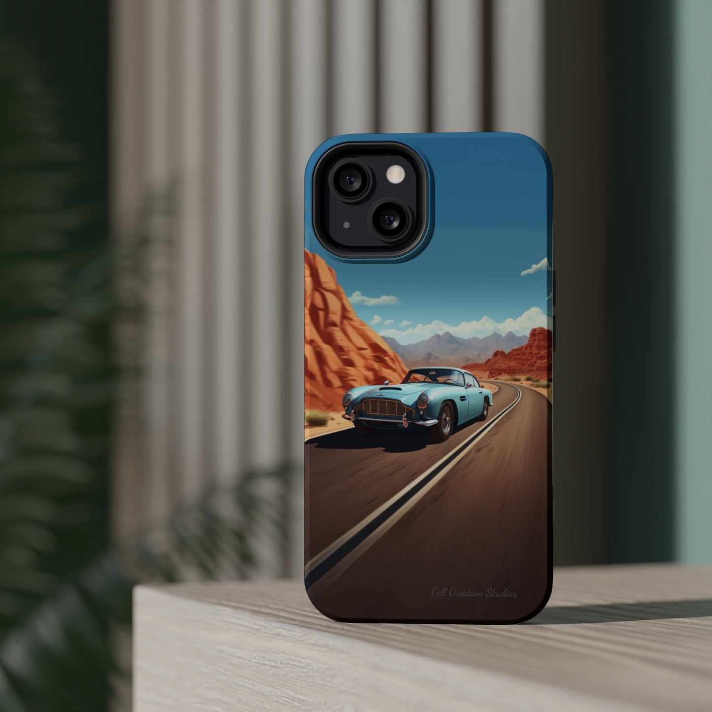 "Silver Racing Legend" -MagSafe Tough iPhone Cases