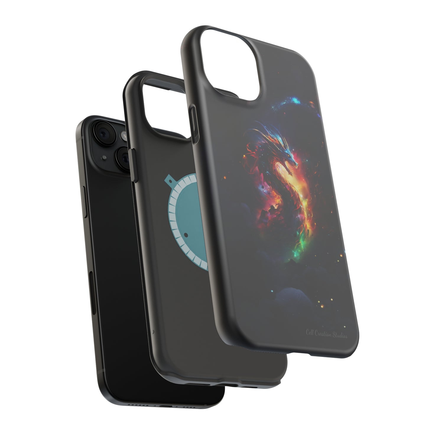 "Cosmic Dragon Unleashed" -MagSafe Tough iPhone Cases