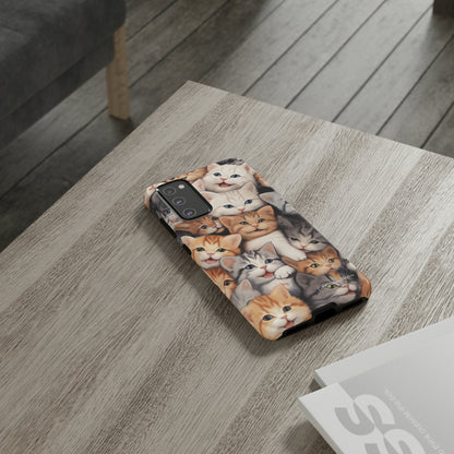 "Kitten Cuddle Haven" Phone Case -Tough Cases