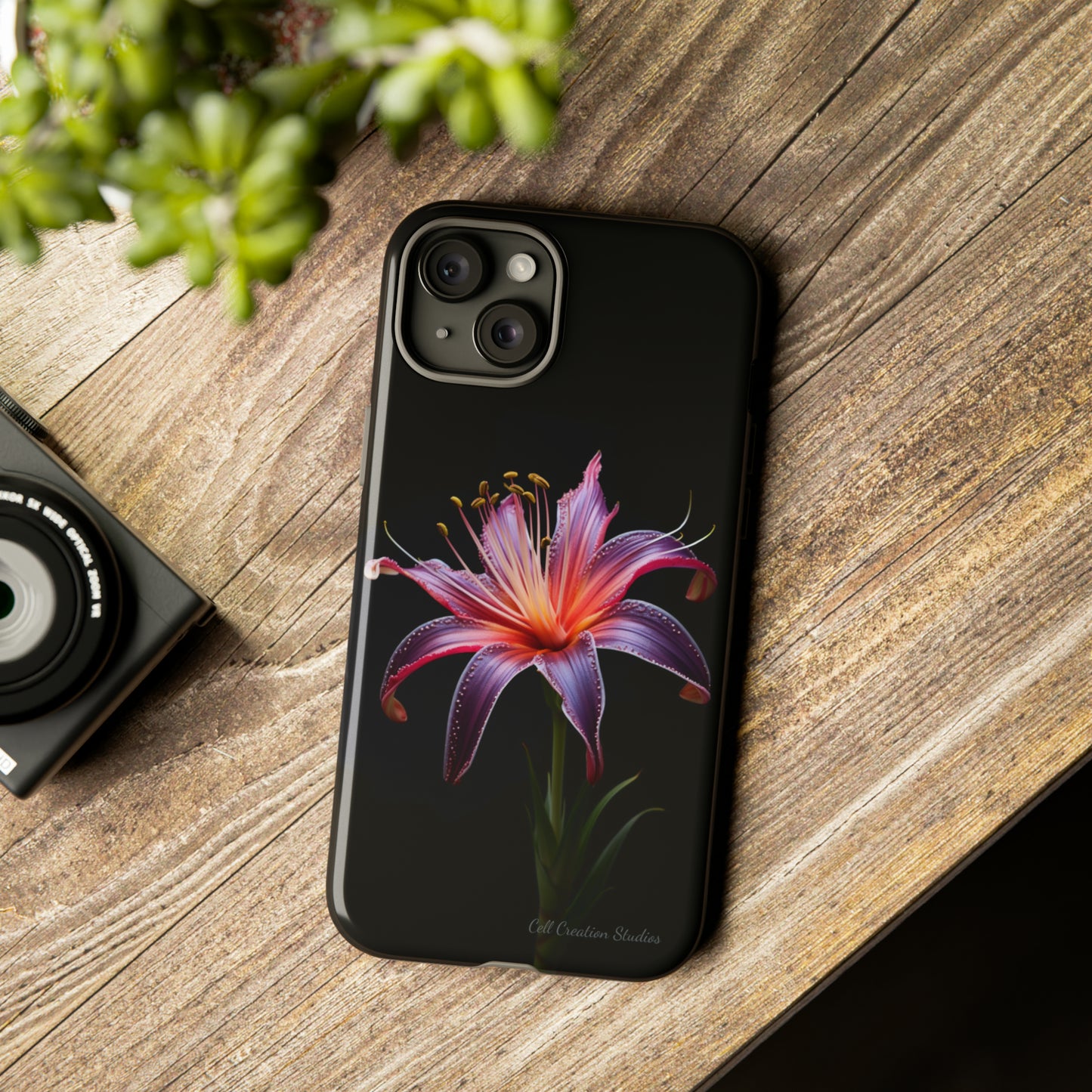 "Vibrant Purple Lily" Phone Case -Tough Cases