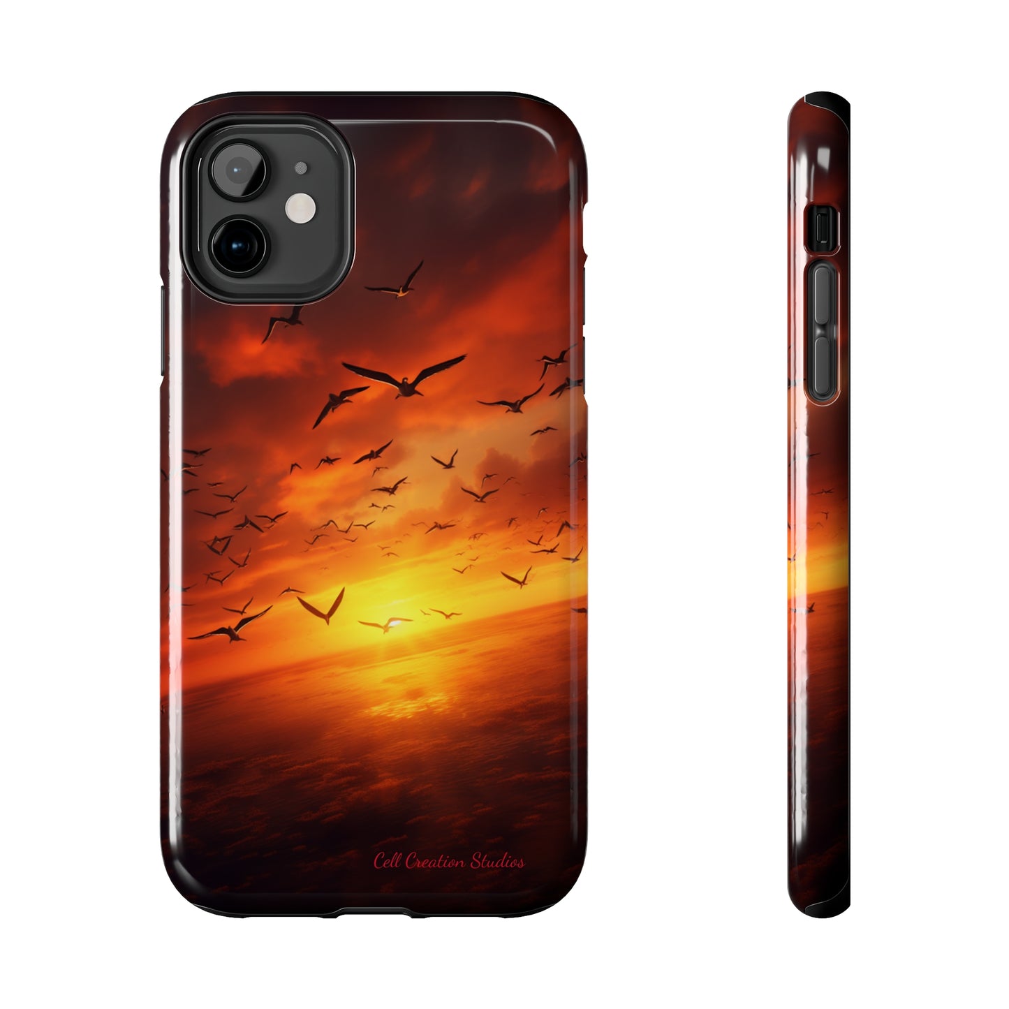 Introducing the "Sunset Soar" Cell Phone Case – Embrace Freedom and Beauty -Tough Phone Cases