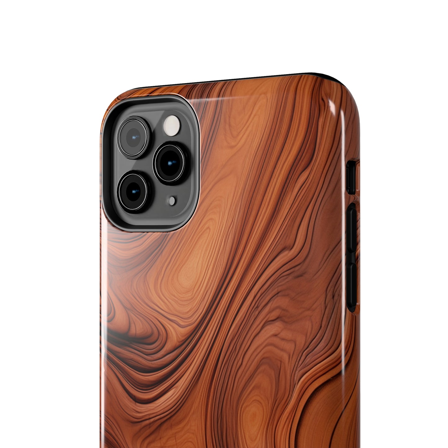 The "Natural Elegance" Wood Pattern Phone Case -Tough Phone Cases