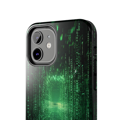 Introducing our "Digital Code Stream" Cell Phone Case – where style meets technology for your device's protection -Tough Phone Cases