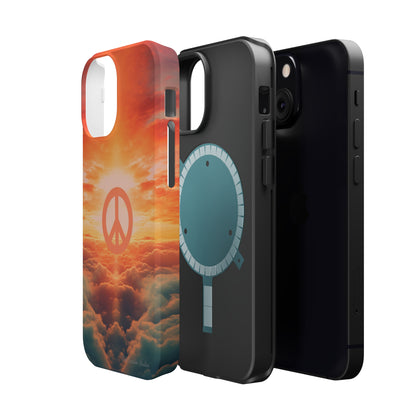 Introducing the "Sky Peace" Cell Phone Case – Carry Tranquility in Your Pocket -MagSafe Tough Cases