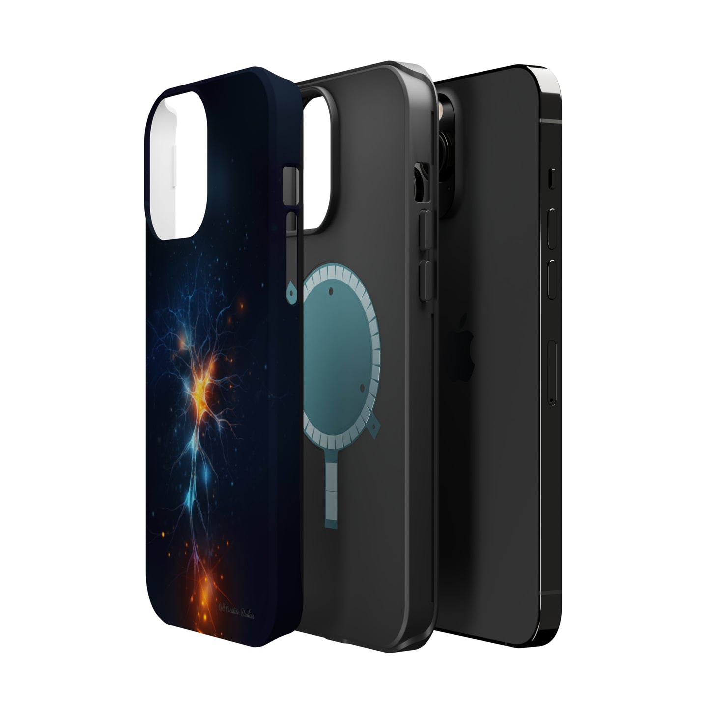 Introducing the "Luminous Neuron" Cell Phone Case – Illuminate Your Connection! -MagSafe Tough Cases