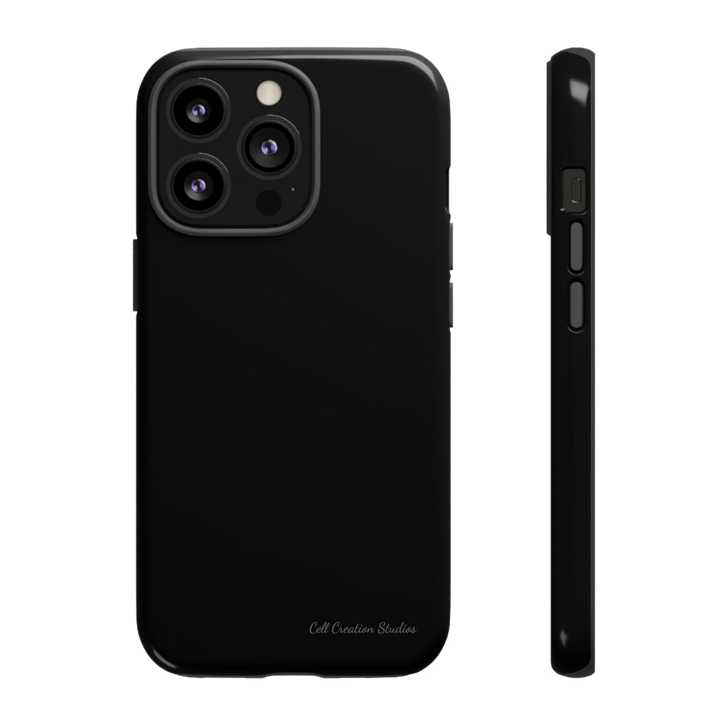 "Stealth Black Defender" -Tough iPhone Cases