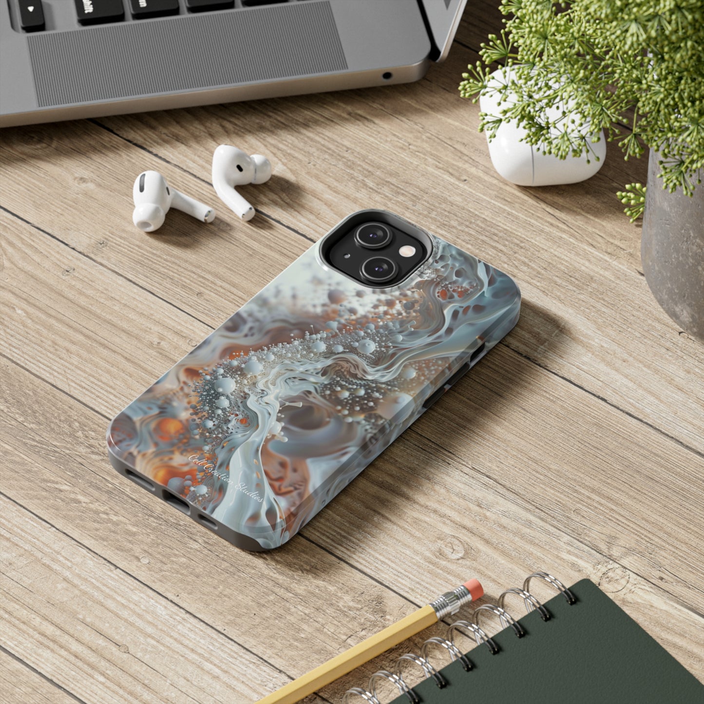 "3D Liquid Splash" -Tough iPhone Cases