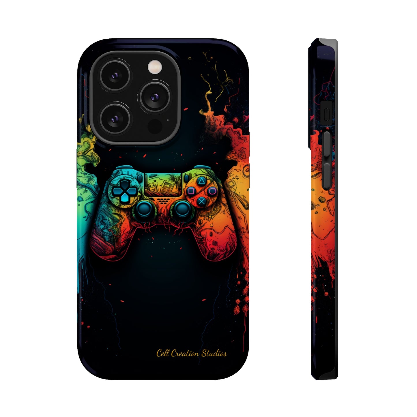 "ColorBlast Gaming" -MagSafe Tough iPhone Cases