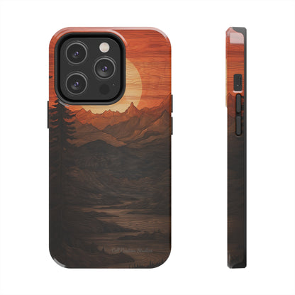 The "Sunset Mountains" Phone Case -Tough Phone Cases