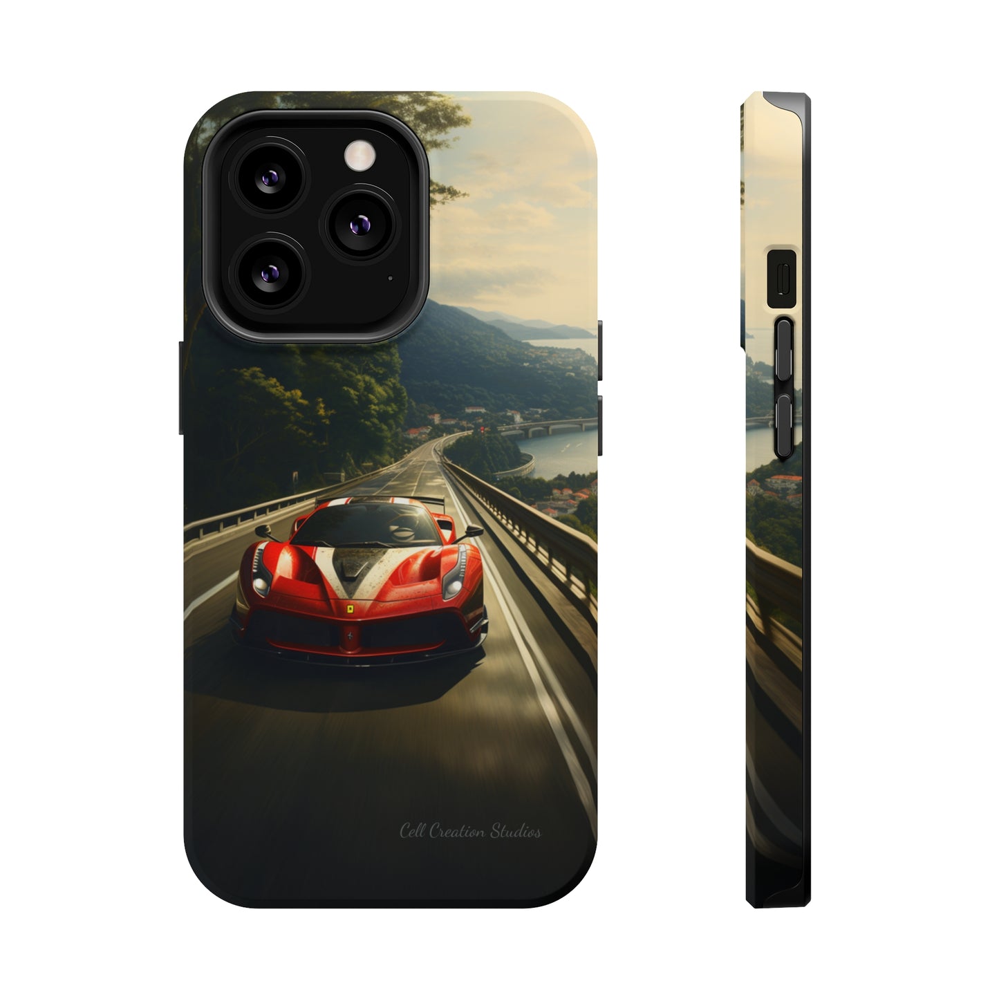 "Tropical Thrill Ferrari Edition" -MagSafe Tough iPhone Cases