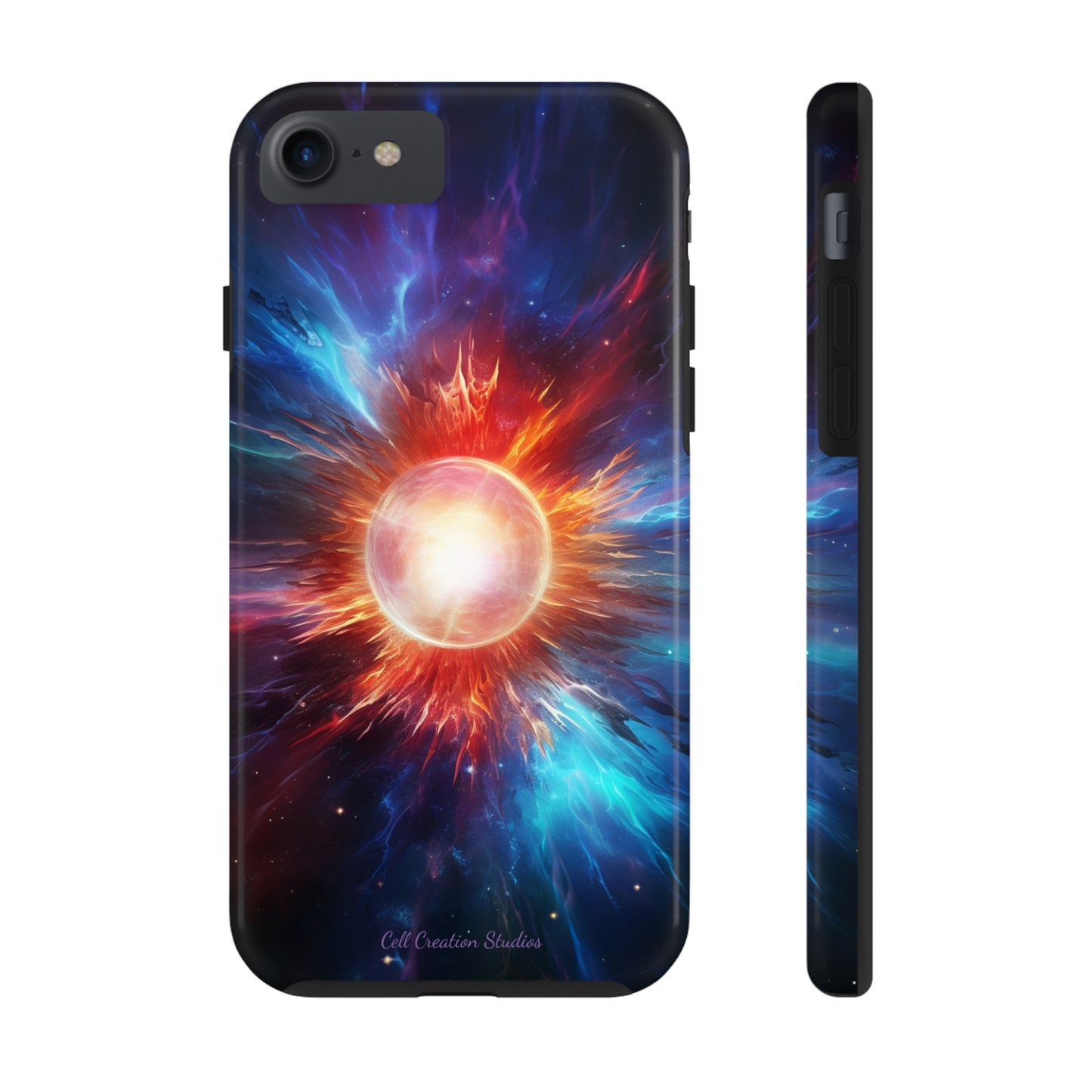 Introducing the "Stellar Cataclysm" Cell Phone Case – Capture the Cosmic Drama of a Neutron Star Explosion! -Tough Phone Cases